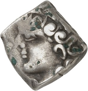 Uncertain, Tolosates / Petrocores / Nitiobroges. Flamboyant drachma, ND torque class (mid 2nd - first half of 1st century BC).