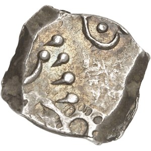Cadurques. Drachme, série de Cuzance, à la tête triangulaire tardive ND (IIe-Ier s. av. J.-C.).