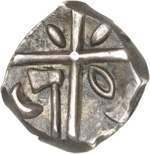 Volques Tectosages. Drachma, ND cubist series (170-50 BC).