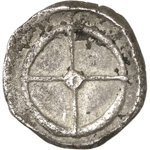 Narbonnais et Roussillon, imitation des monnaies de Rhoda. Drachme, imitation de Rhoda ND (fin du IIIe s. av. J.-C.).