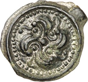 Suessions. Pot with ND swastika (c. 120-50 BC).