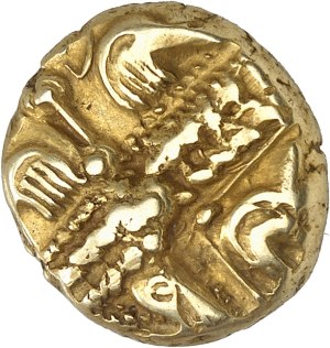 Great Britain, Catuvellauni and Trinovantes. Bifacial statère, Whaddon Chase ND type (55-45 BC).