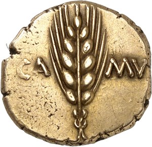 Great Britain, Catuvellauni and Trinovantes, Cunobelinos (c.10-43). Gold statere, classical ND style, Camulodunum (Colchester).