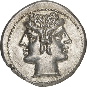 Anonymous. Didrachma ND (225-212 BC), Rome.