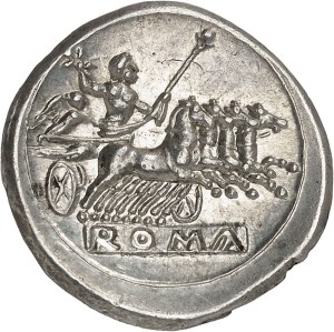 Anonymous. Didrachma ND (225-212 BC), Rome.