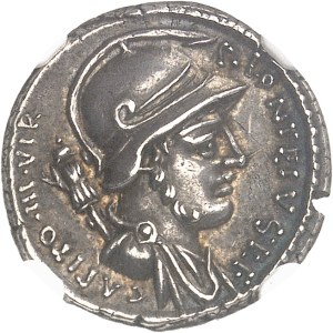 P. Fonteius P.f. Capito. Denier ND (55 av. J.-C.), Rome.