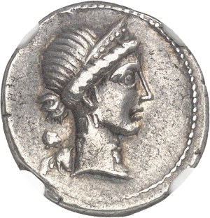 Julius Caesar (60-44 BC). Denarius ND (46-45 BC), Spain.