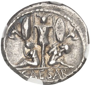 Julius Caesar (60-44 BC). Denarius ND (46-45 BC), Spain.