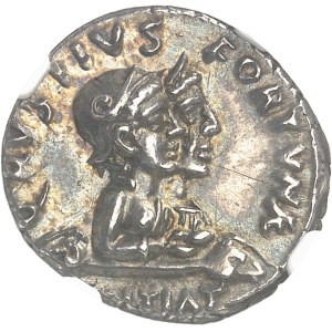 Auguste (27 av. J.-C. - 14 ap. J.-C.). Denier avec Q. Rustius ND (19 av. J.-C.), Rome.