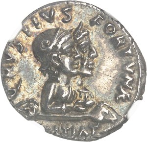 Augustus (27 BC - 14 AD). Denarius with Q. Rustius ND (19 B.C.), Rome.