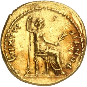 Tibère (14-37). Aureus ND (14-17), Lyon.