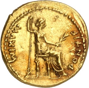 Tiberius (14-37). Aureus ND (14-17), Lyon.