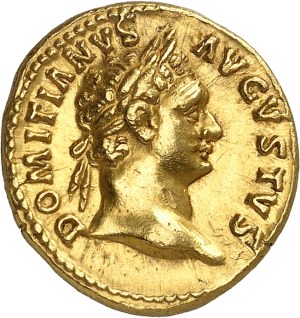Domitian (81-96). Aureus ND (95-96), Rome.