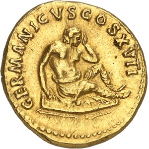 Domitien (81-96). Aureus ND (95-96), Rome.