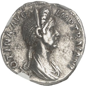 Plotine, wife of Trajan (+123). Denarius ND (112-114), Rome.