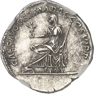 Plotine, wife of Trajan (+123). Denarius ND (112-114), Rome.