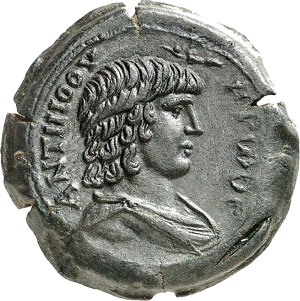 Hadrian (117-138). Hemidrachm with bust of Antinous Year 19 (134-135), Alexandria.
