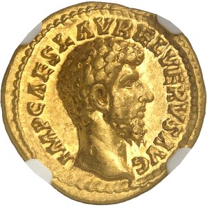 Lucius Verus (161-169). Aureus ND (162), Rome.
