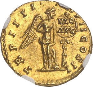 Lucius Verus (161-169). Aureus ND (163-164), Rome.