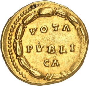 Lucille, wife of Lucius Verus (161-169). Aureus ND (164-169), Rome.