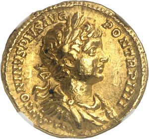 Caracalla (198-217). Aureus ND (201), Rome.