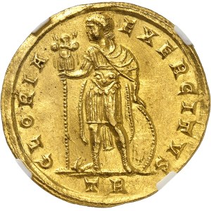 Constans (337-350). Multiple ou médaillon du poids de 1,5 solidus 342, Trèves.