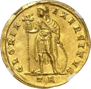 Constans (337-350), multiple or medallion weighing 1.5 solidus 342, Trier.