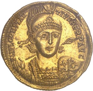 Constantius II (337-361). Solidus 351-354, Nicomedia, 2nd dispensary.