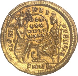 Constantius II (337-361). Solidus 351-354, Nicomedia, 2nd dispensary.