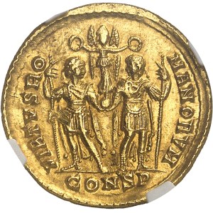 Valentinien Ier (364-375). Solidus ND (364-367), Constantinople.
