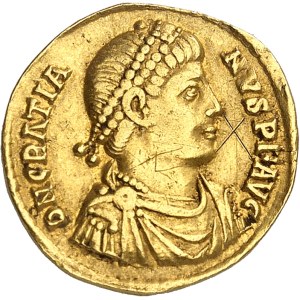 Gratien (367-383). Solidus ND (367-375), Antioche, 1ère officine.