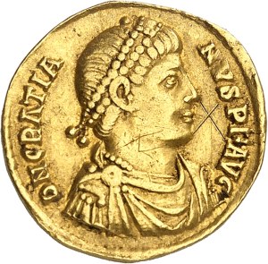 Gratien (367-383). Solidus ND (367-375), Antioch, 1st dispensary.