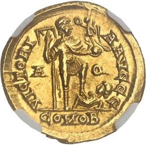 Arcadius (395-408). Solidus ND (407-408), Aquilée.