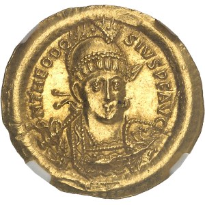 Théodose II (402-450). Solidus ND (403-408), Constantinople, 5e officine.