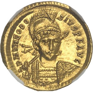 Théodose II (402-450). Solidus ND (420-422), Constantinople.