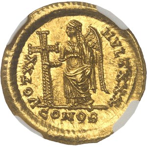 Théodose II (402-450). Solidus ND (420-422), Constantinople.