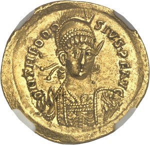 Theodosius II (402-450), Solidus ND (430-440), Constantinople, 7th officina.