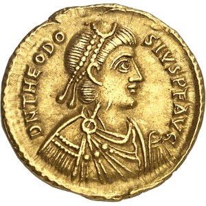 Théodose II (402-450). Solidus ND (423), Ravenne.