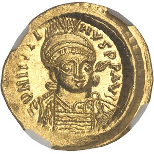 Justin Ier (518-527). Solidus ND (avant 522), Constantinople, 1ère officine.