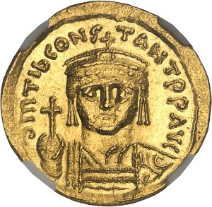 Tiberius II Constantine (578-582). Solidus ND, Constantinople, 2nd dispensary.