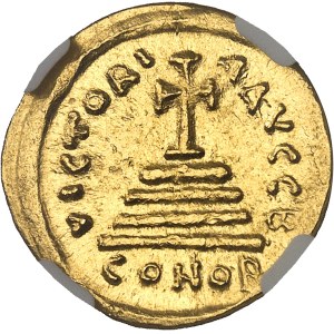 Tibère II Constantin (578-582). Solidus ND, Constantinople, 2e officine.