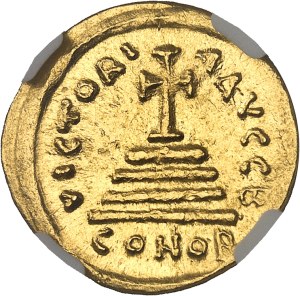 Tiberius II Constantine (578-582). Solidus ND, Constantinople, 2nd dispensary.