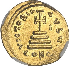 Heraclius and Heraclius Constantine (613-641). Solidus 2nd type ND (613-616), Constantinople, 10th officina.