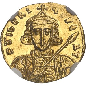 Tibère III Aspimar (698-705). Solidus ND (698-705), Constantinople, 9e officine.