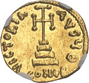 Tiberius III Aspimar (698-705). Solidus ND (698-705), Constantinople, 9th dispensary.
