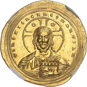 Basil II and Constantine VIII (976-1025). Histamenon nomisma, 4th type ND (1005-1025), Constantinople.
