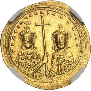 Basile II et Constantin VIII (976-1025). Histaménon nomisma, 4e type ND (1005-1025), Constantinople.