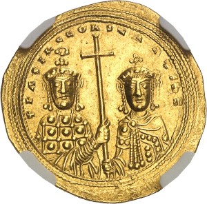 Basil II and Constantine VIII (976-1025). Histamenon nomisma, 4th type ND (1005-1025), Constantinople.