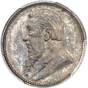 Afrique du sud (République d’). 3 pence 1895.