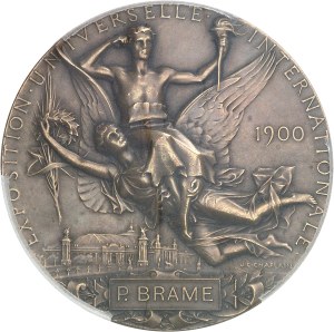 IIIe République (1870-1940). Medal, Paris Exposition Universelle prize, by J. C. Chaplain 1900, Paris.